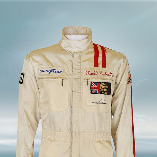 1976 Mario Andretti Race John Player Special Lotus F1 Suit