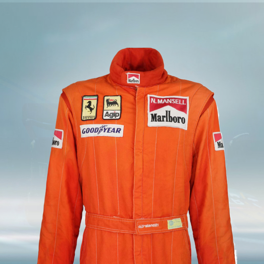 1989 Nigel Mansell Race Scuderia Ferrari F1 Suit