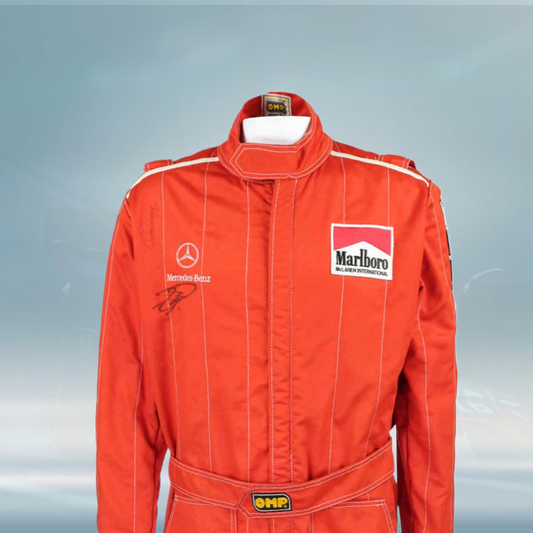 1995 Mika Hakkinen / David Coulthard Mechanics McLaren F1 Suit
