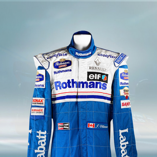 1996 Jacques Villeneuve Race Rothmans Williams Renault F1 Suit