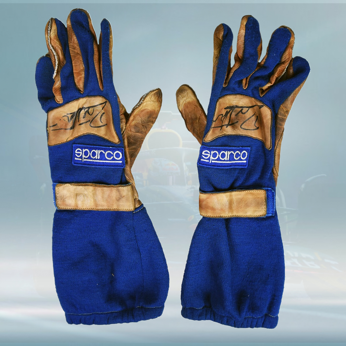 1997 Jacques Villeneuve Race World Championship Williams Renault F1 Gloves - Rental Sports