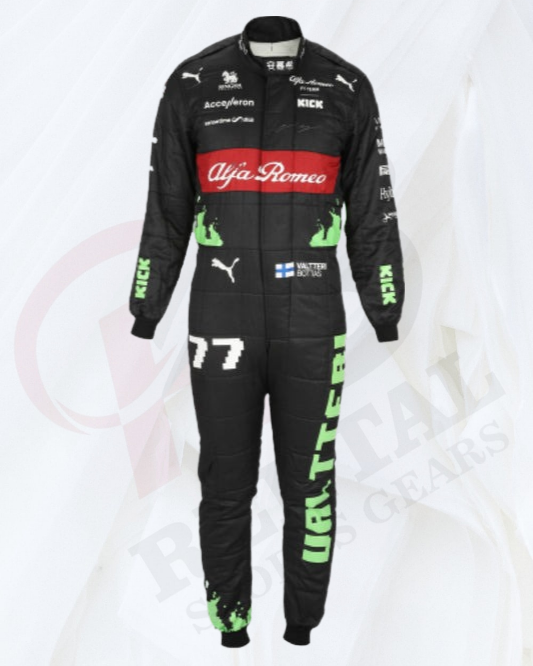 VALTTERI BOTTAS 2023 ALFA ROMEO F1 TEAM KICK RACE SUIT - BELGIAN GP - Rental Sports