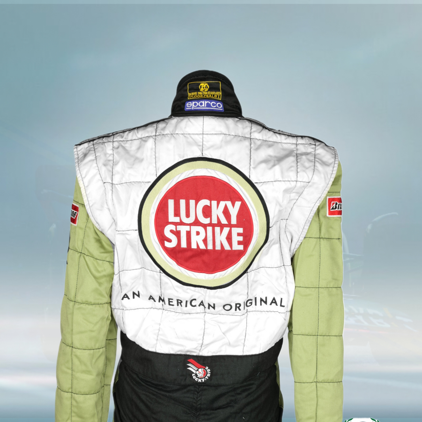 2000 Jacques Villeneuve Australia GP Race BAR Lucky Strike Honda F1 Suit