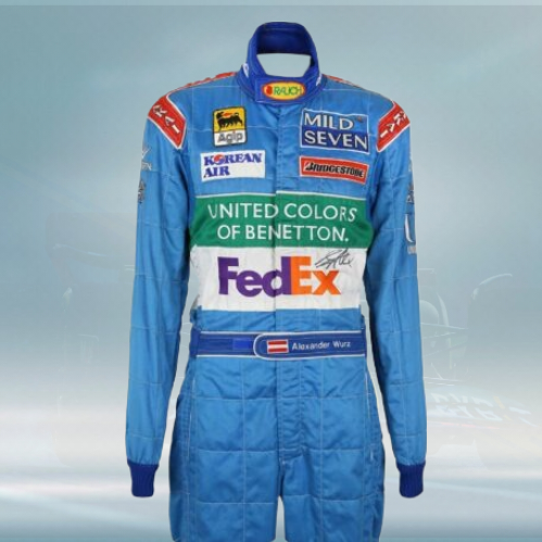1998 Alex Wurz Race Mild Seven Benetton F1 Suit
