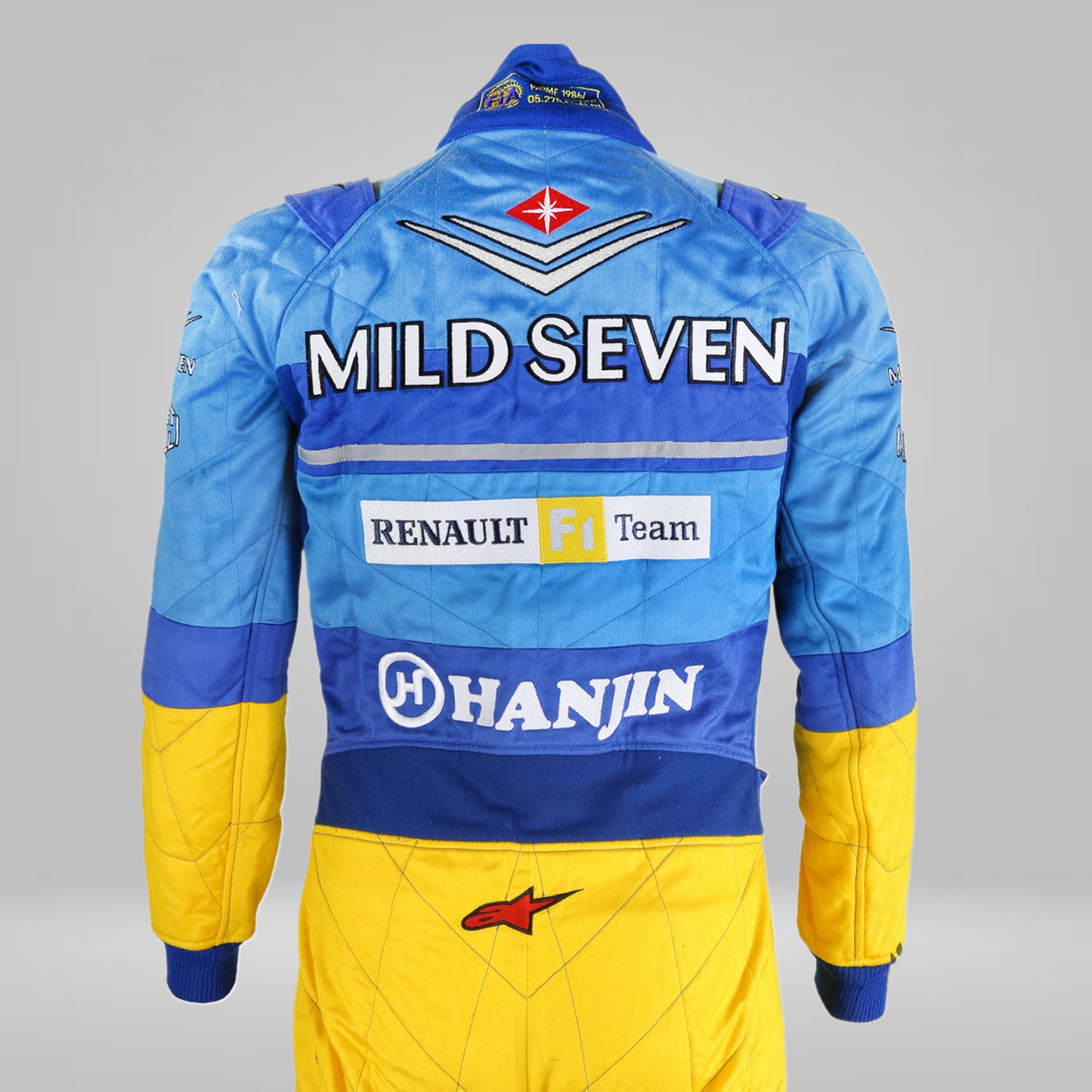 2002 Fernando Alonso Mild Seven Renault F1 Suit