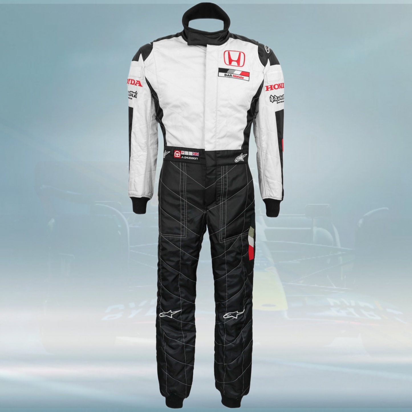 2003 Anthony Davidson British American Racing Honda Alpinestars F1 Suit