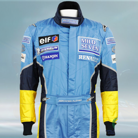 2003 Fernando Alonso Race Mild Seven Renault F1 Suit