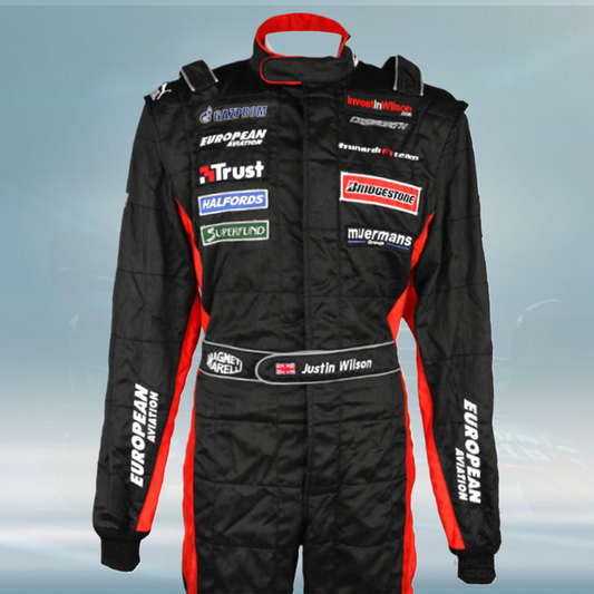 2003 Justin Wilson Very Rare Rookie Minardi F1 Suit