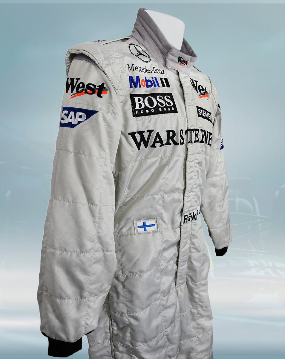 2004 Kimi Raikkonen McLaren Mercedes F1 Suit - Rental Sports