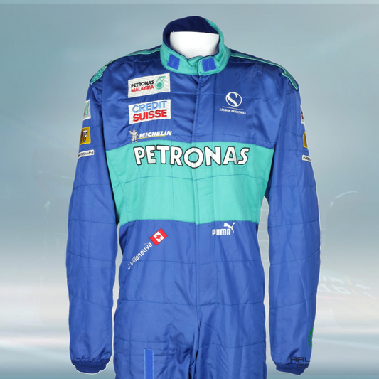 2005 Jacques Villeneuve Race Sauber F1 Suit
