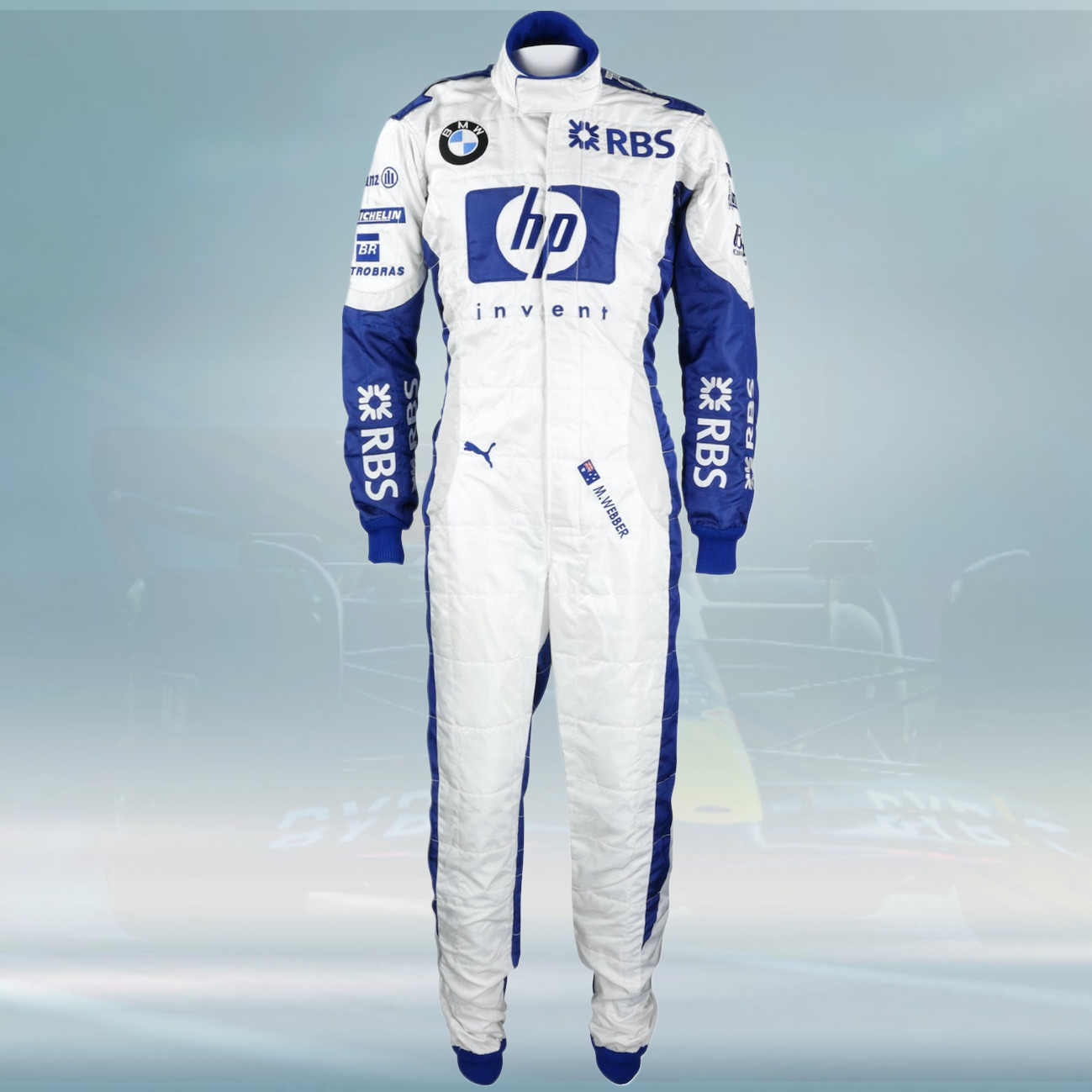 2005 Mark Webber Race BMW Williams F1 Suit