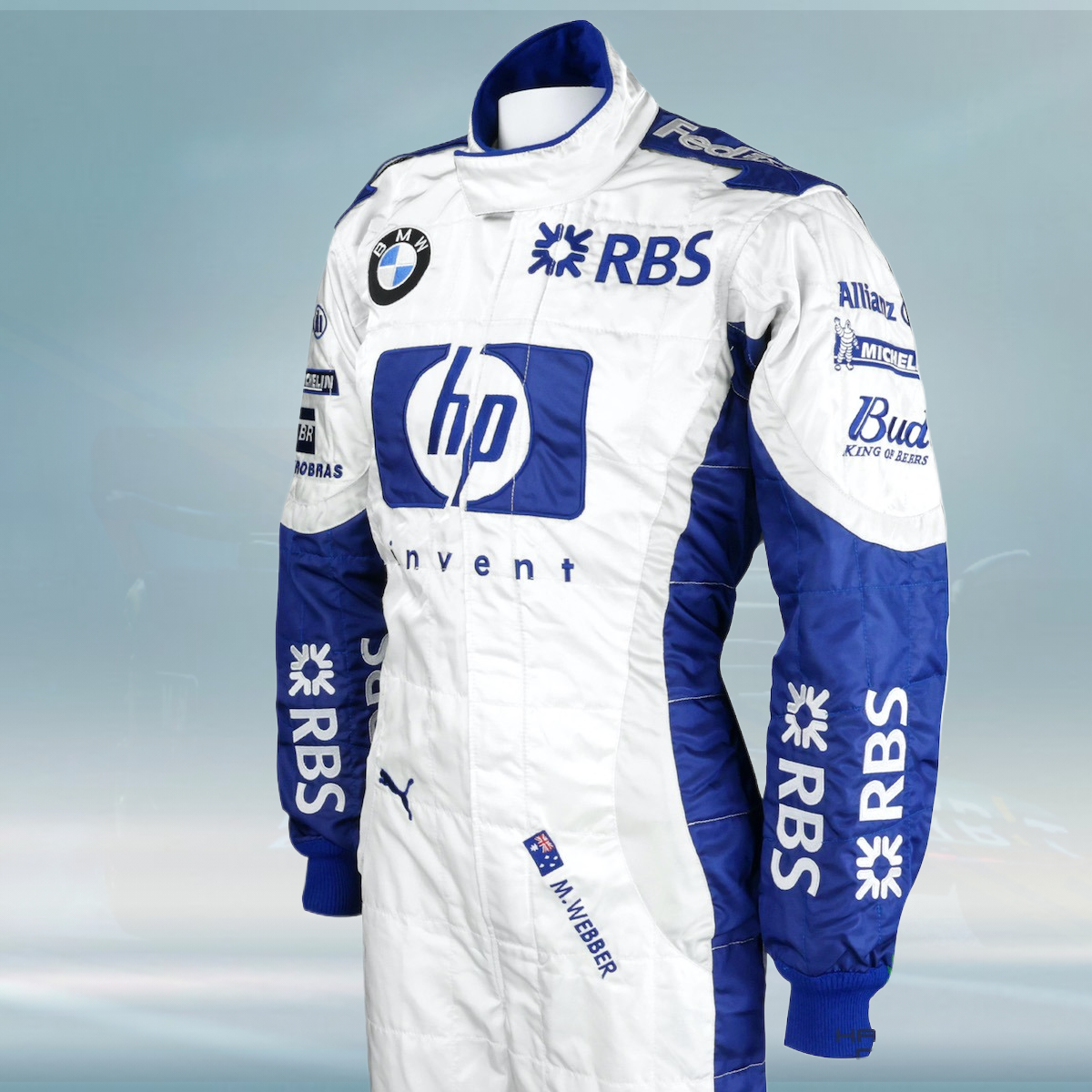 2005 Mark Webber Race BMW Williams F1 Suit