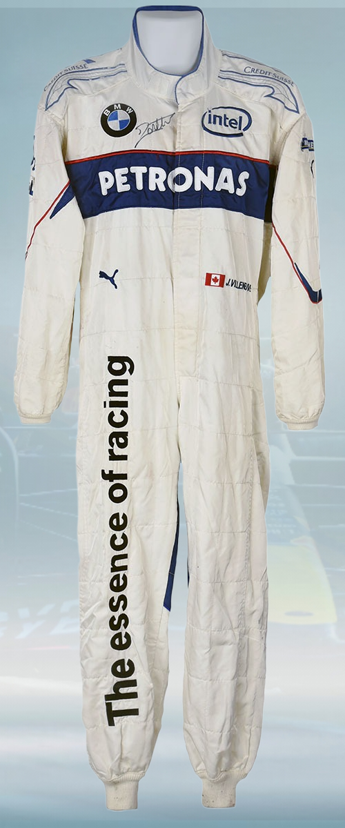 2006 Jacques Villeneuve Race Petronas BMW Sauber Puma F1 Suit