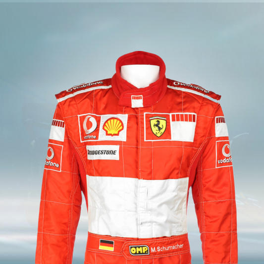 2006 Michael Schumacher Hungarian GP Race Scuderia Ferrari F1 Suit