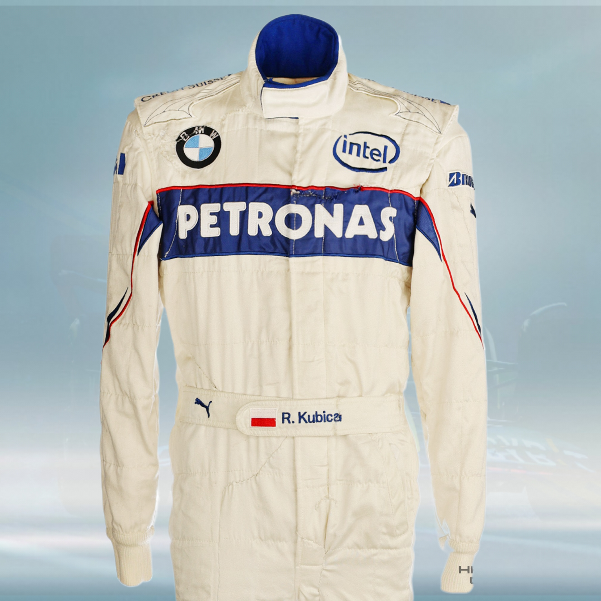 2007 Robert Kubica Race Canadian GP Crash BMW Sauber F1 Suit