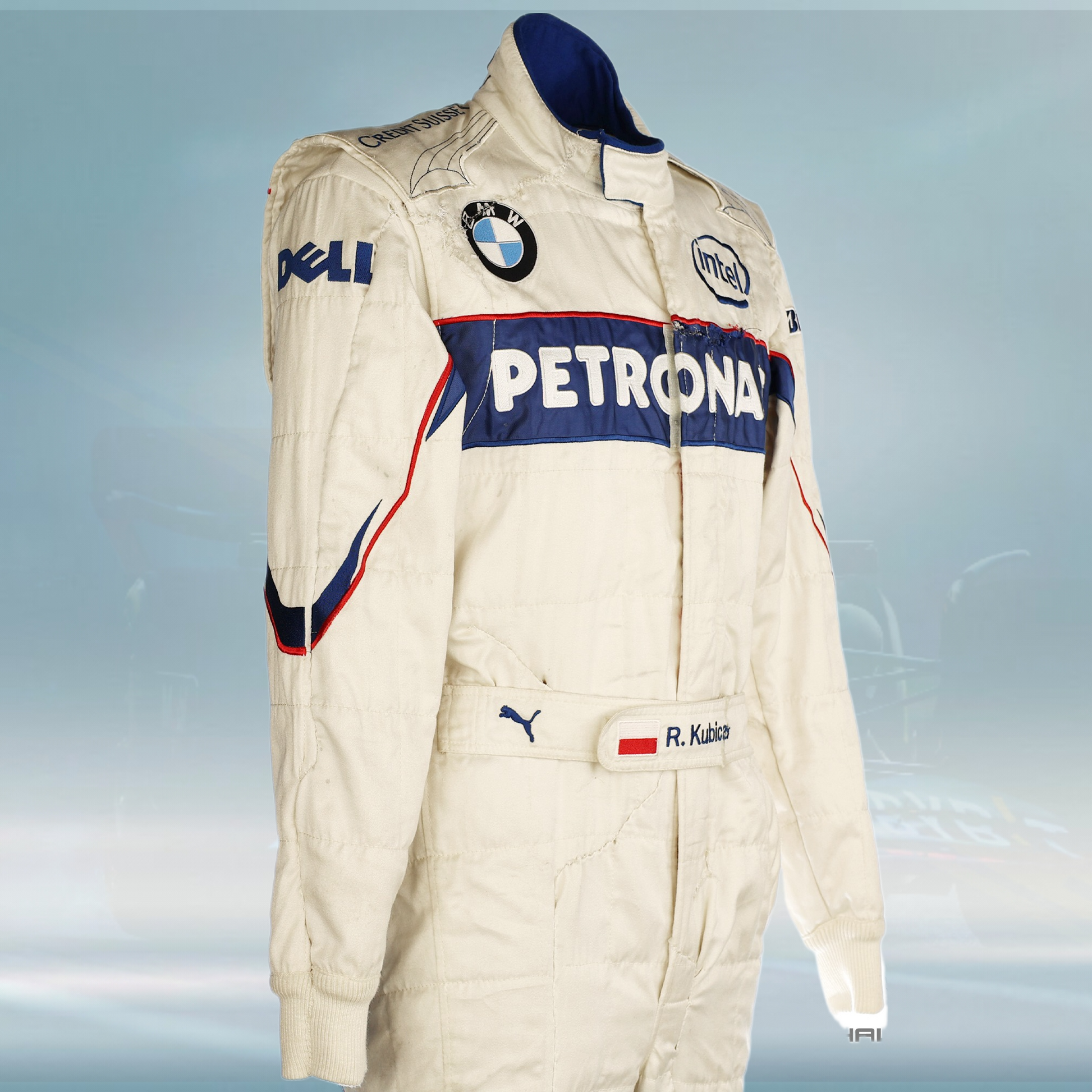 2007 Robert Kubica Race Canadian GP Crash BMW Sauber F1 Suit