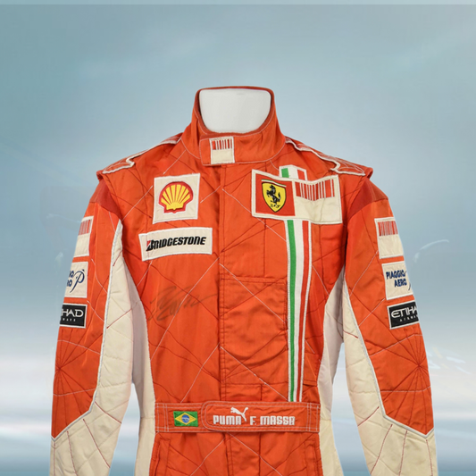 2008 Felipe Massa Race Worn Monaco GP Scuderia Ferrari F1 Suit