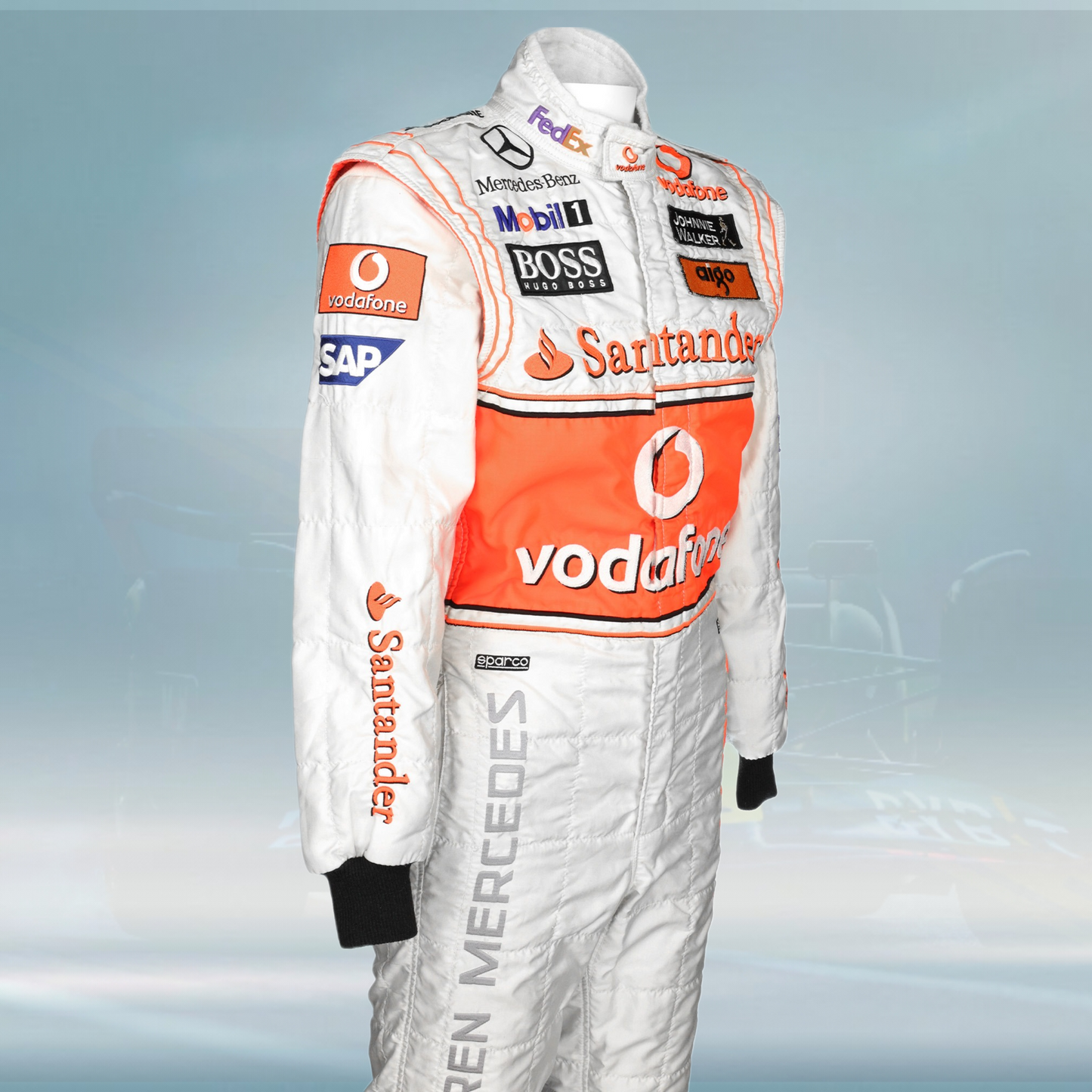 2008 Lewis Hamilton 1st World Championship McLaren Mercedes F1 Suit