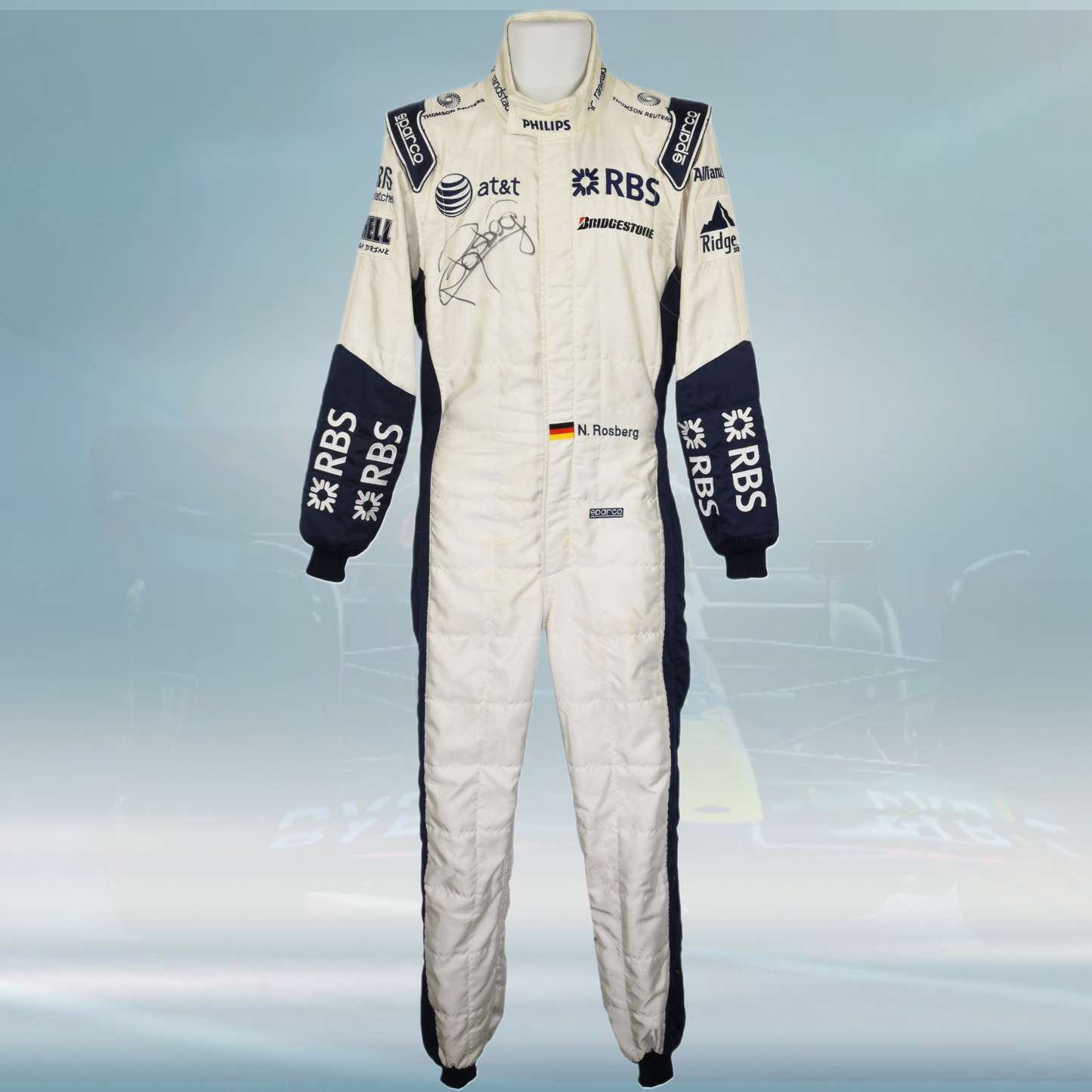 2009 Nico Rosberg Race Williams F1 Suit