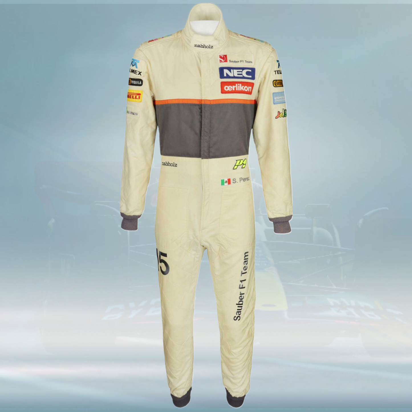 2012 Sergio Perez Chinese GP Race Sauber F1 Suit