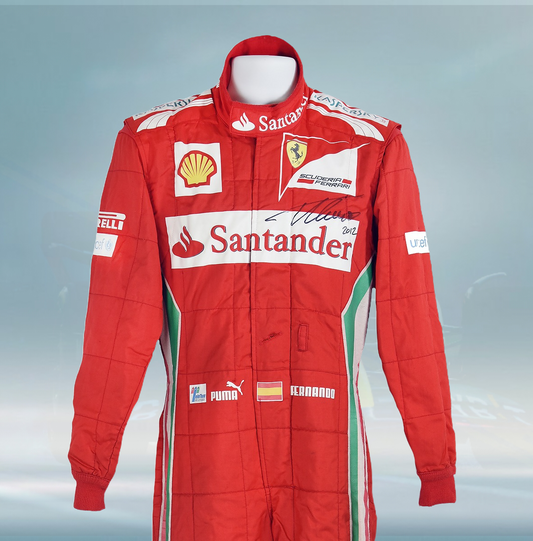 2012 Fernando Alonso Race Ferrari F1 Suit