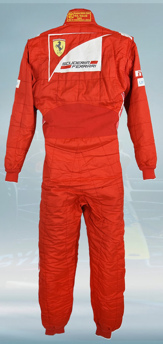 2012 Fernando Alonso Race Ferrari F1 Suit