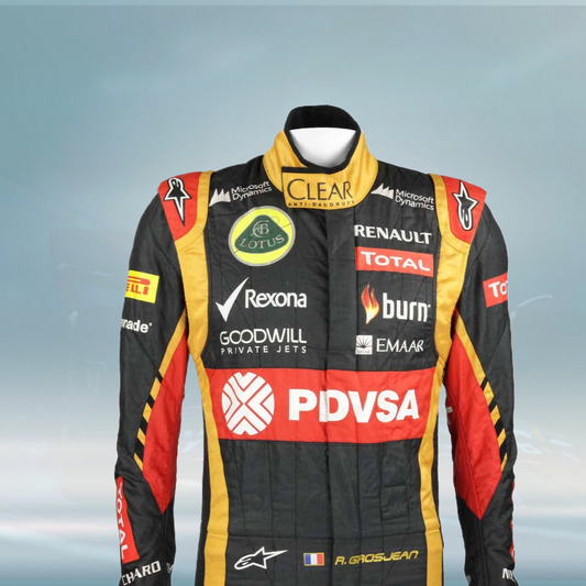 2014 Romain Grosjean Race Lotus F1 Suit