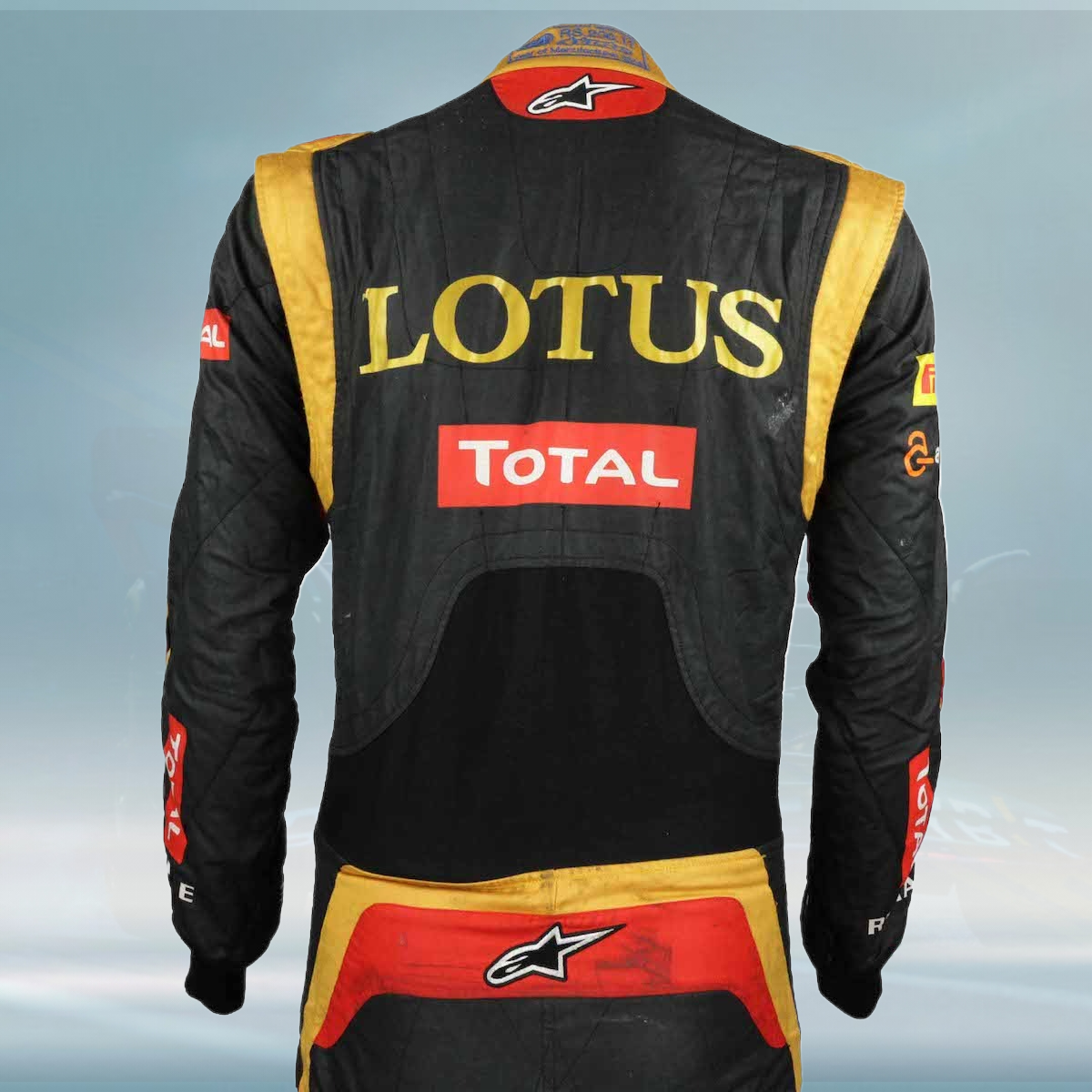 2014 Romain Grosjean Race Lotus F1 Suit