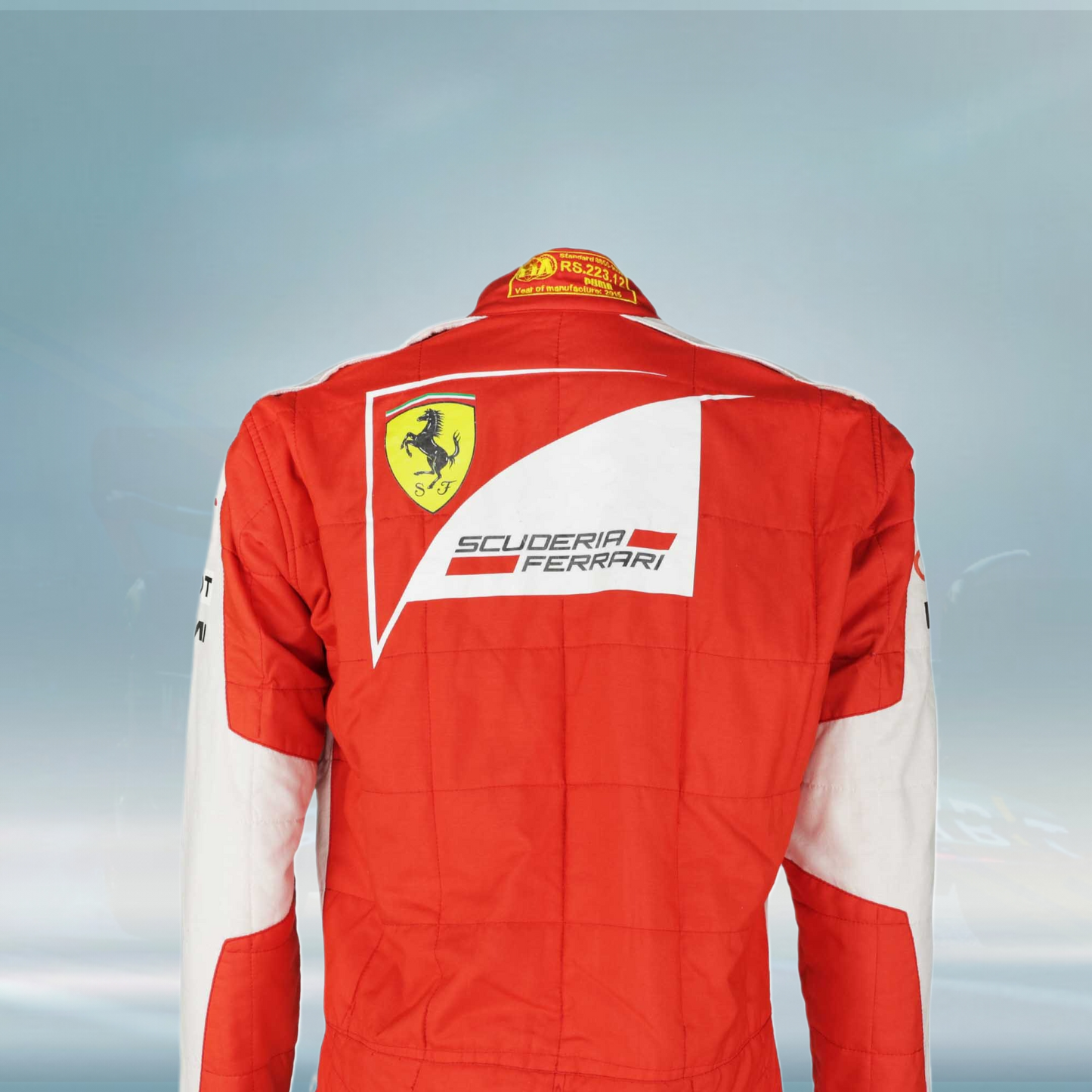 2015 Sebastian Vettel Chinese GP Podium Scuderia Ferrari F1 Suit