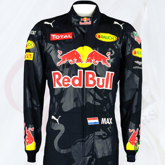 2016 Max Verstappen Race Red Bull Racing F1 Suit