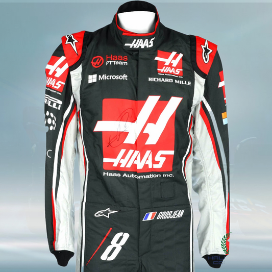 2017 Romain Grosjean Race Haas F1 Suit