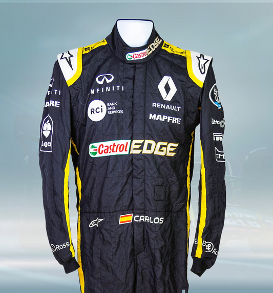 2018 Carlos Sainz Race Renault F1 Suit