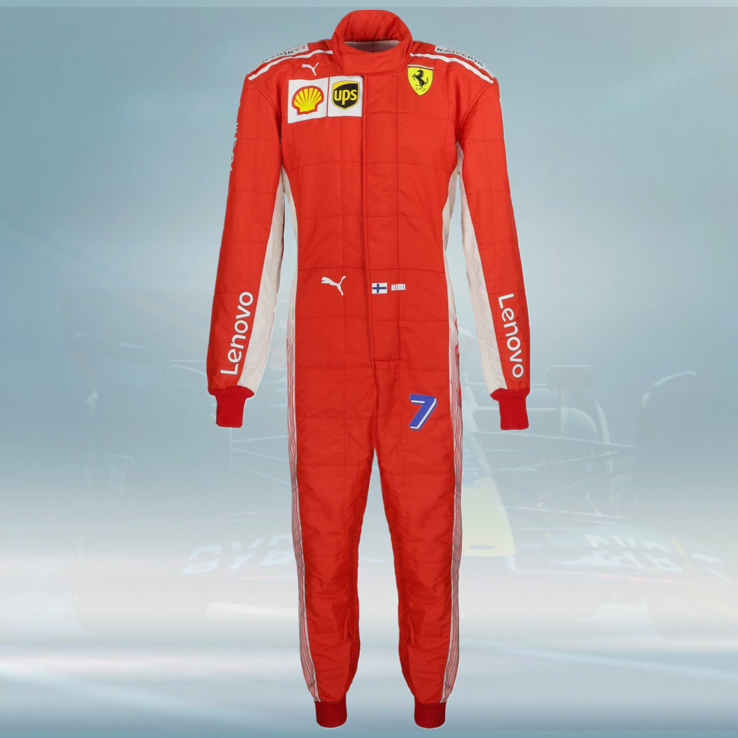 2018 Kimi Raikkonen Race Scuderia Ferrari F1 Suit