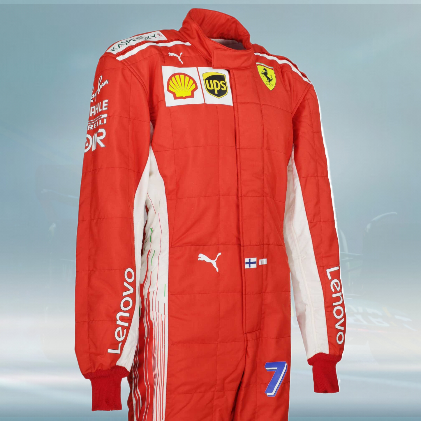 2018 Kimi Raikkonen Race Scuderia Ferrari F1 Suit
