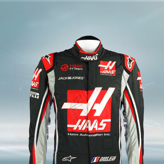 2018 Romain Grosjean Race Haas F1 Suit