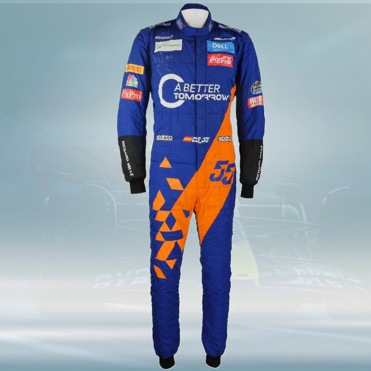 2019 Carlos Sainz Chinese GP McLaren F1 Suit