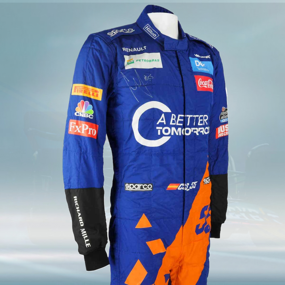 2019 Carlos Sainz Chinese GP McLaren F1 Suit