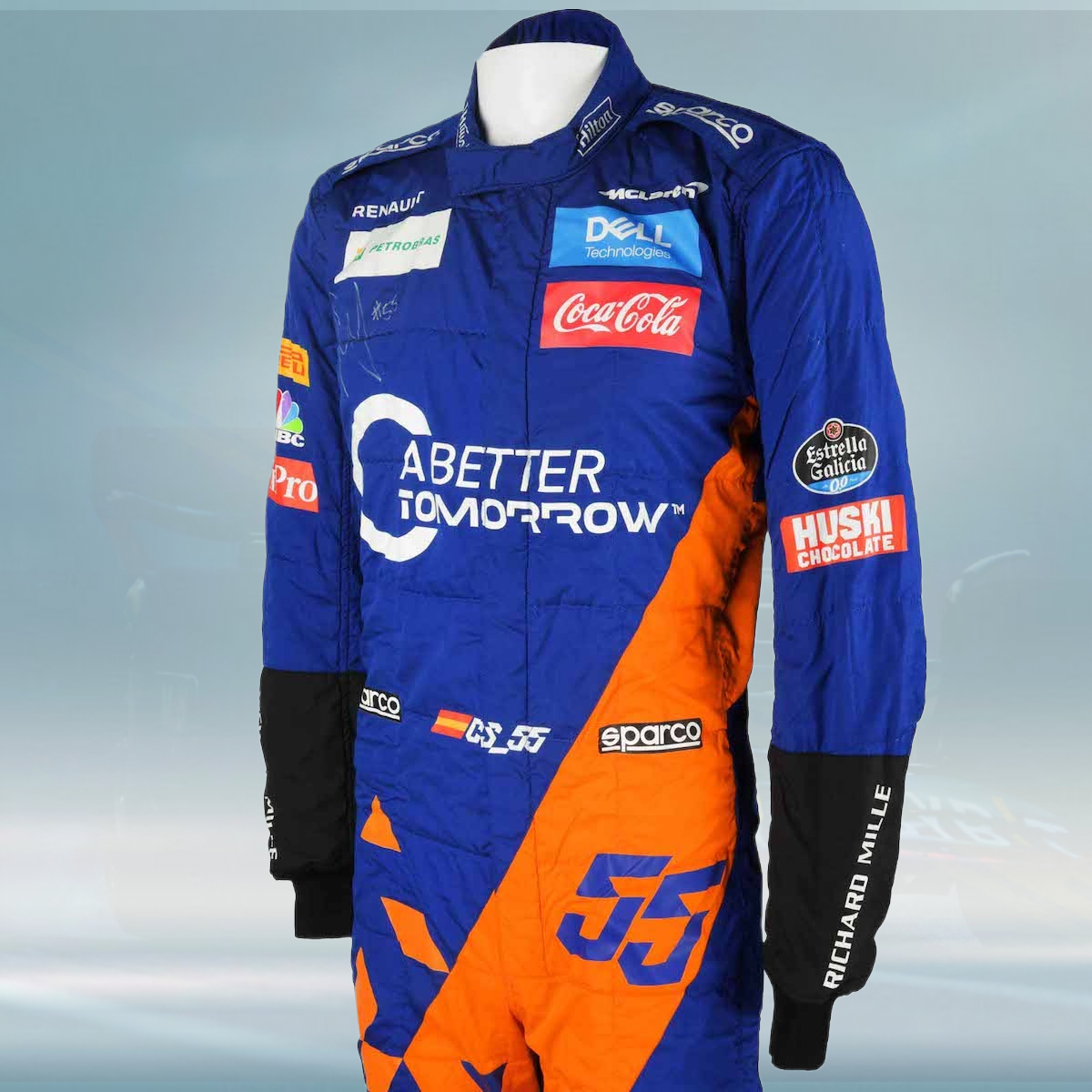 2019 Carlos Sainz Chinese GP McLaren F1 Suit