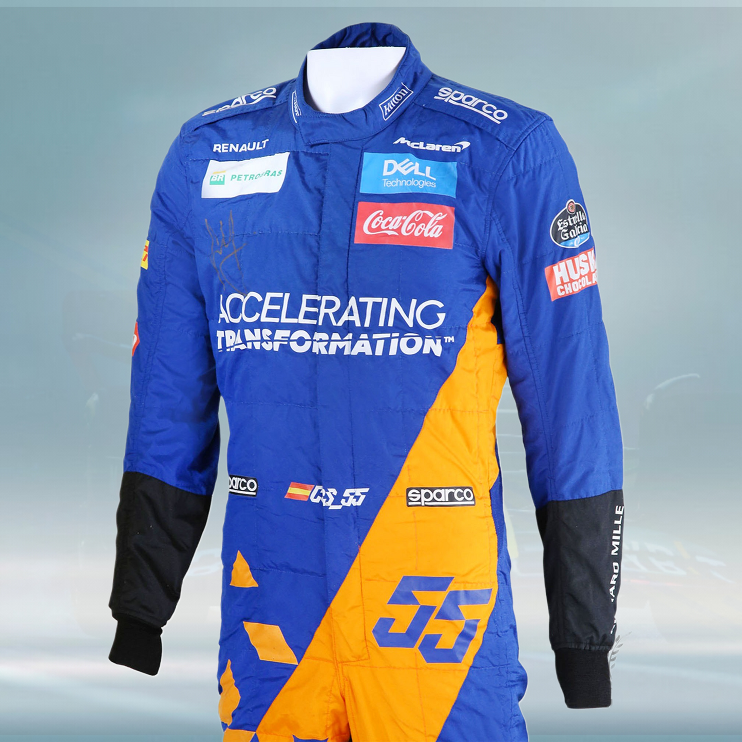 2019 Carlos Sainz Race McLaren F1 Suit