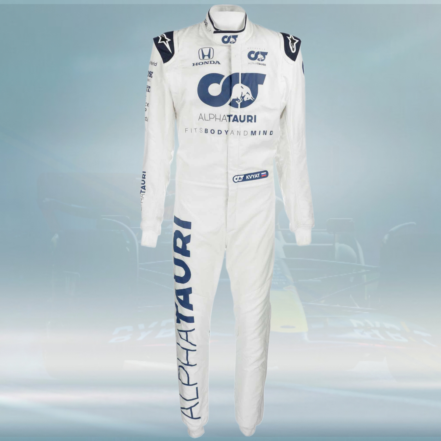 2020 Daniil Kvyat Race Alpha Tauri F1 Suit