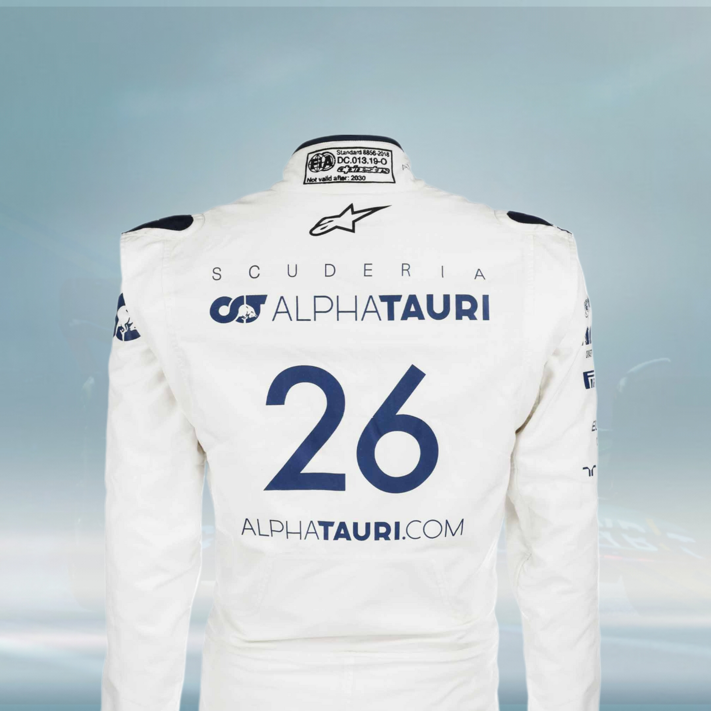 2020 Daniil Kvyat Race Alpha Tauri F1 Suit