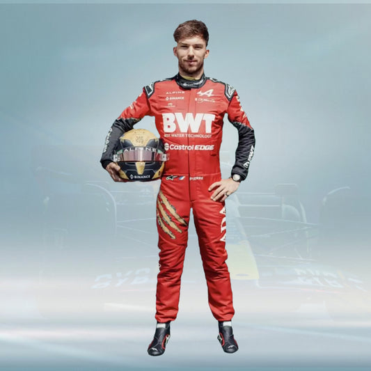 2024 Pierre Gasly BWT Team Alpine Race Suit F1 X Deadpool & Wolverine BelgianGP