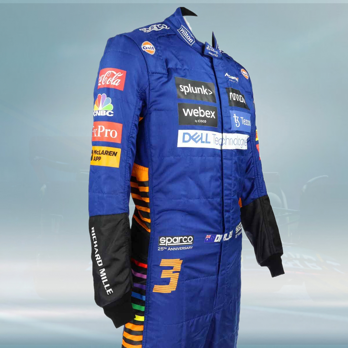 2021 Daniel Ricciardo Race McLaren F1 Suit