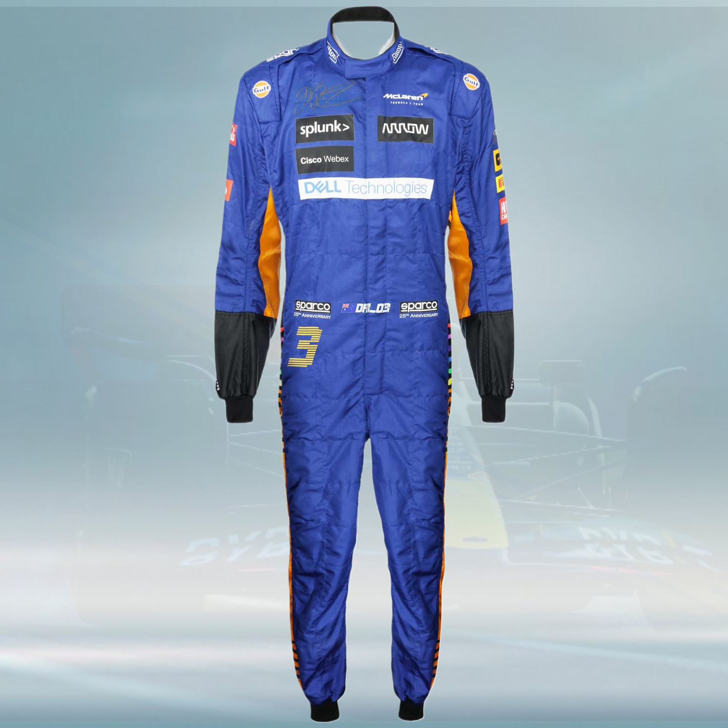 2021 Daniel Ricciardo Official McLaren F1 Promo Suit