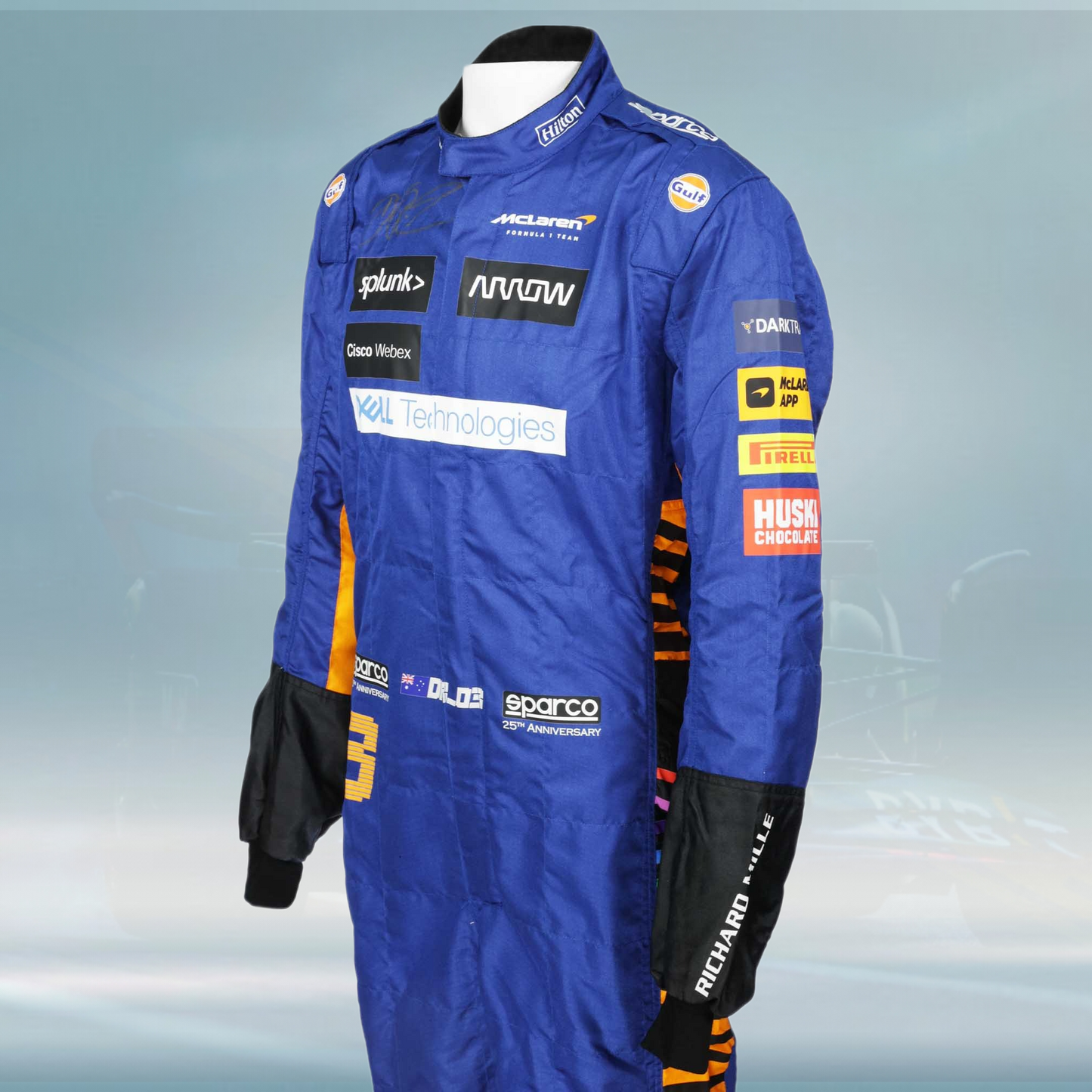 2021 Daniel Ricciardo Official McLaren F1 Promo Suit
