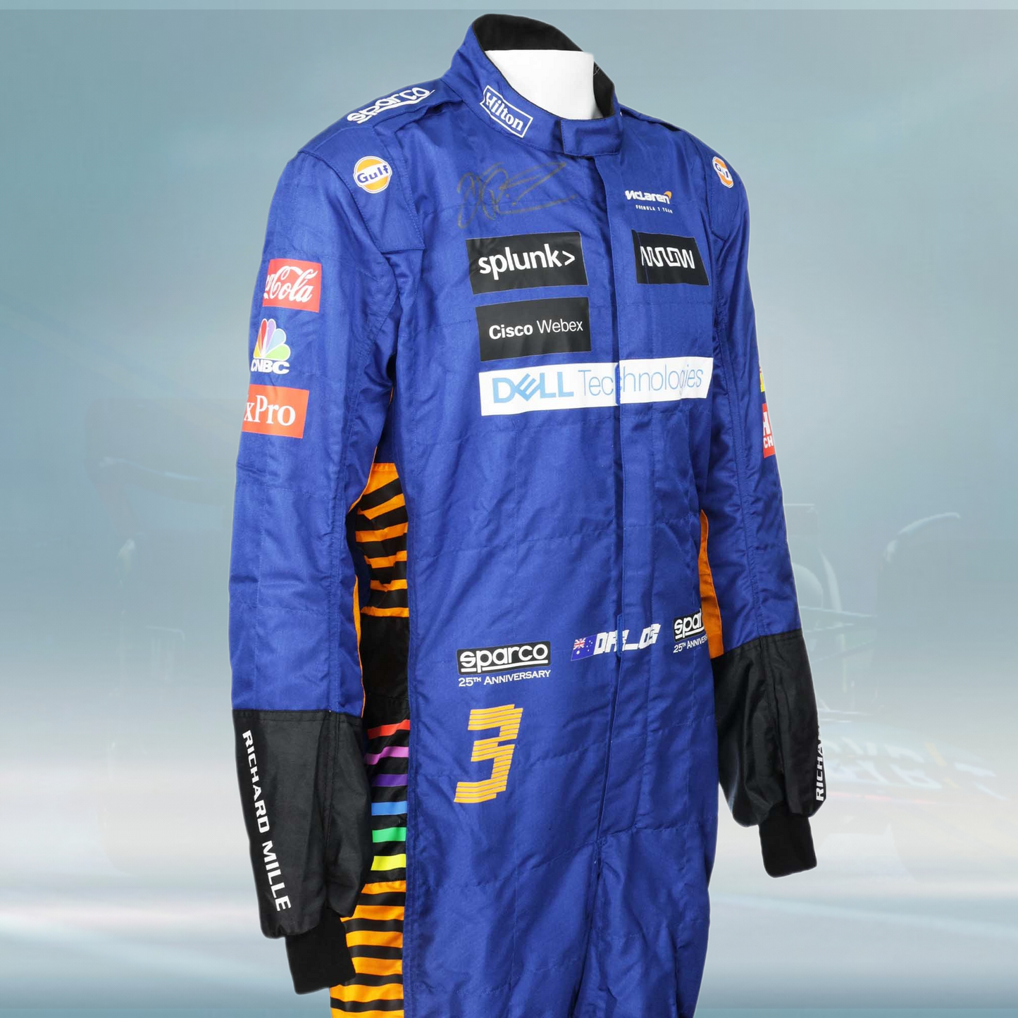 2021 Daniel Ricciardo Official McLaren F1 Promo Suit