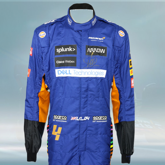 2021 Lando Norris Official McLaren F1 Promo Suit