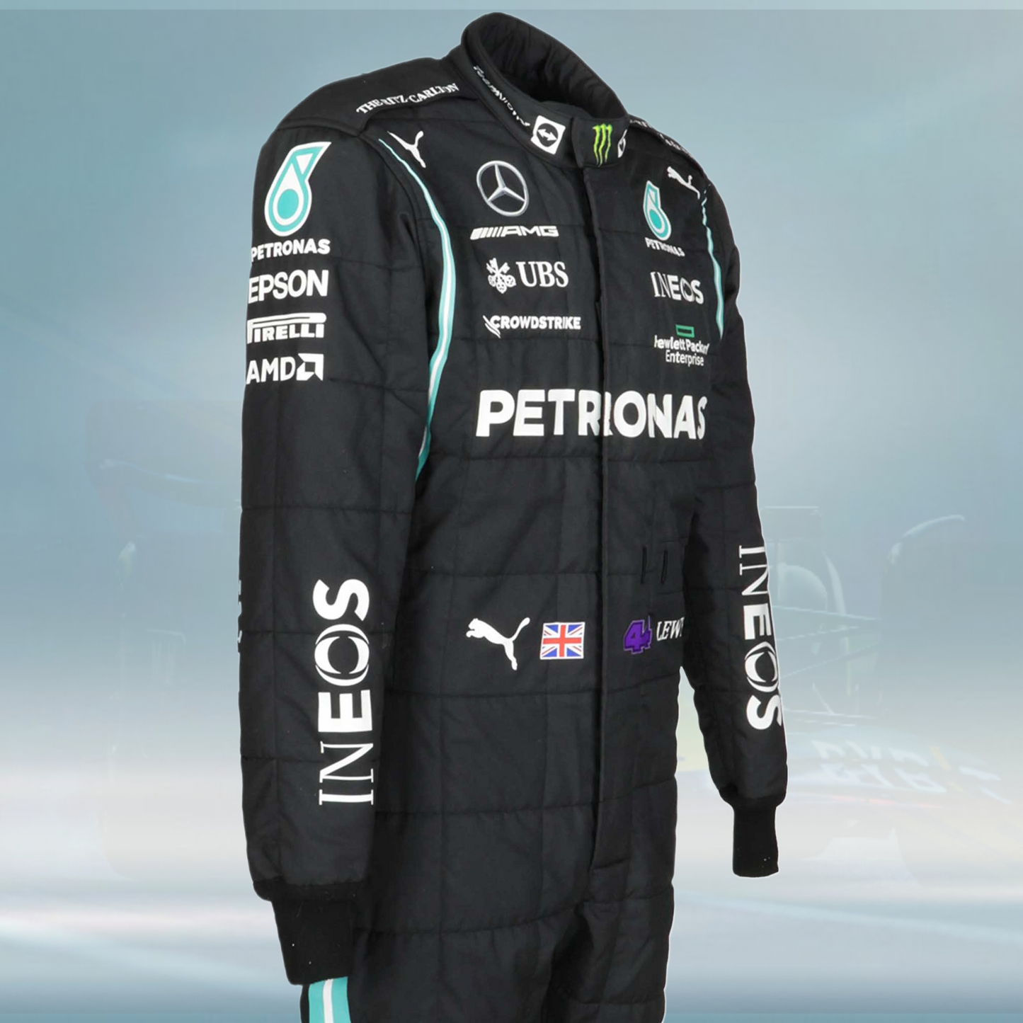 2021 Lewis Hamilton Original Mercedes F1 Suit