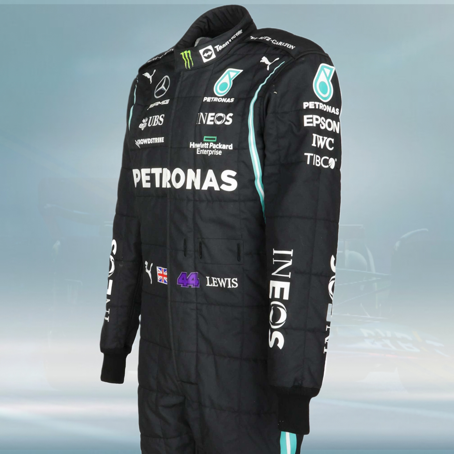2021 Lewis Hamilton Original Mercedes F1 Suit