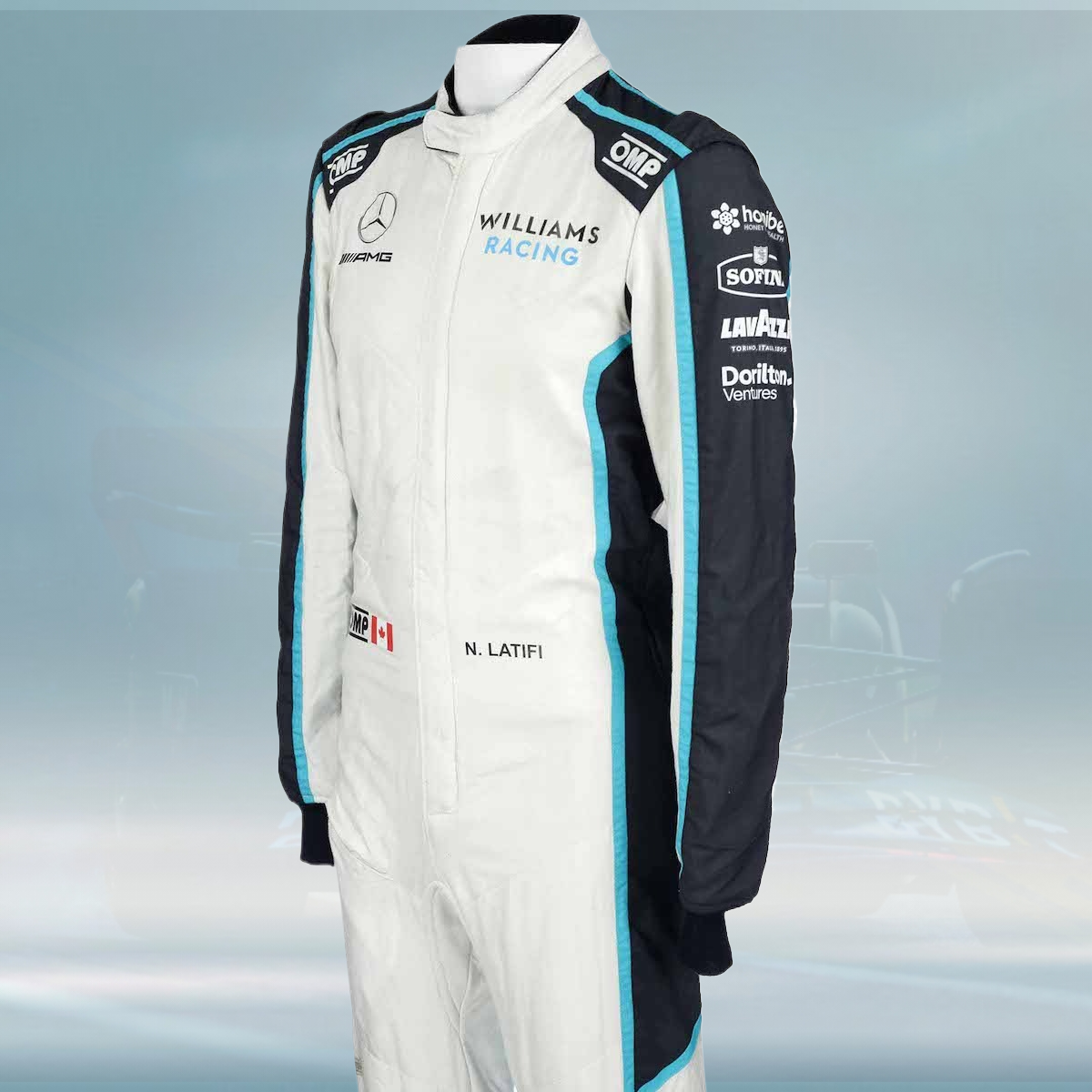 2021 Nicholas Latifi Race Williams Racing F1 Suit